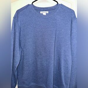 Heather Blue Amazon Fleece Crewneck Sweatshirt, L